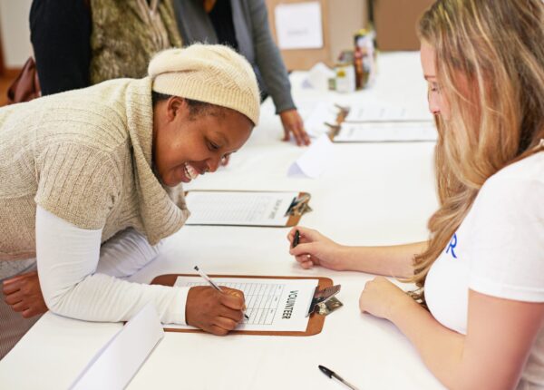 She loves giving back.